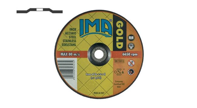 Disco da taglio GOLD D.115 per acciaio centro depresso CENTRO DEPRESSO