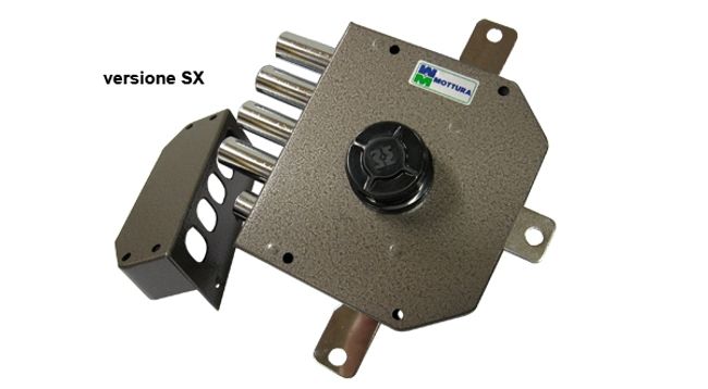 Serratura quintuplice con pompa e pomolo 30.651 (93141V000)