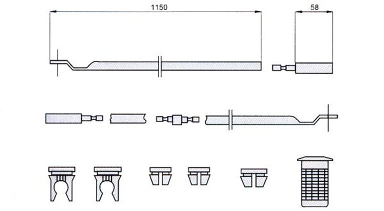 Kit aste interne 0670 