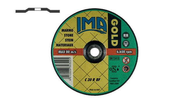Disco da taglio GOLD D.230 per marmo centro depresso CENTRO DEPRESSO