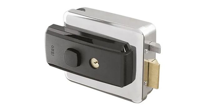 Serratura elettrica per cancello 52N inox 