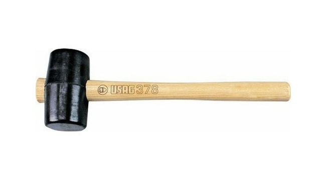 Mazzuolo in gomma dura nera Mod.378 