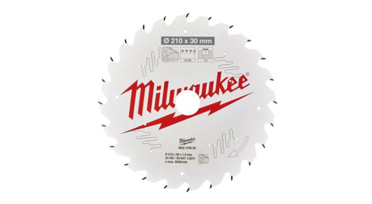Lama circolare per legno D.210 MILWAUKEE CSB TS W 