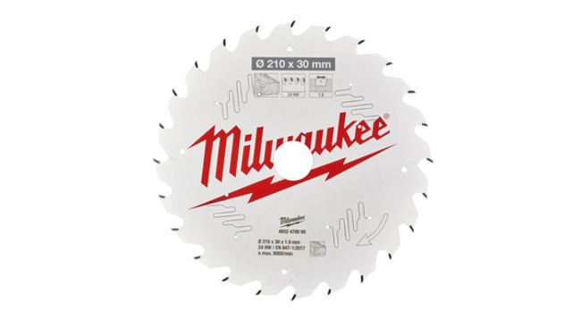 Lama circolare per legno D.210 MILWAUKEE CSB TS W 