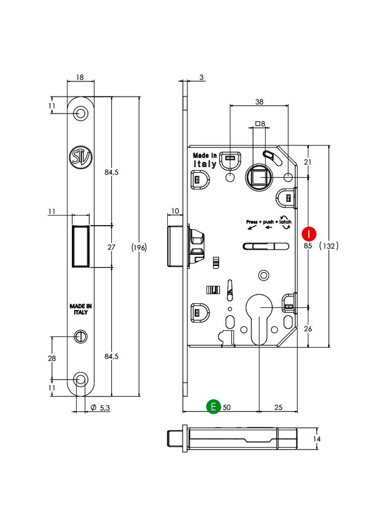 Serratura magnetica cilindro CLOSY 