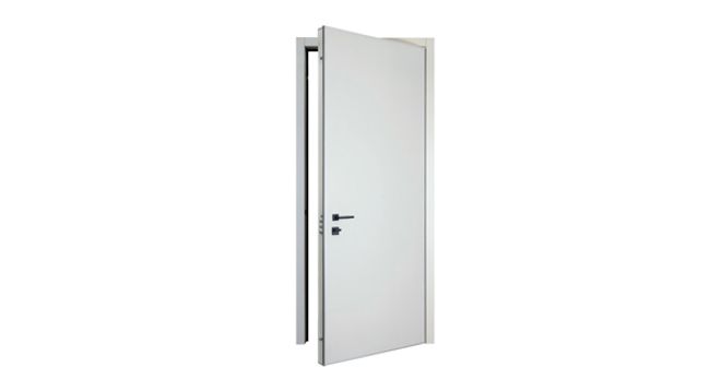 Porta blindata cl.3 serie DREAM ONE TELAIO ALLUM. - PAN.INT.LISCIO RAL9016/EST.LISCIO TANG.MEDIO