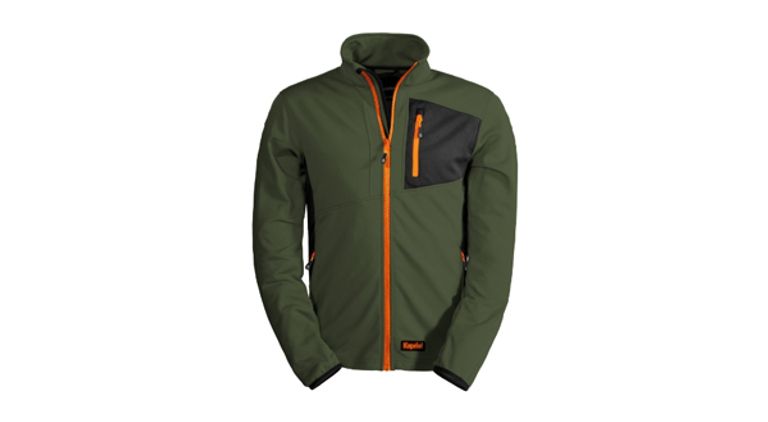 Giacca impermeabile FLEECE TECH verde 
