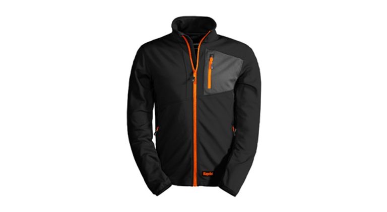 Giacca impermeabile FLEECE TECH nera 