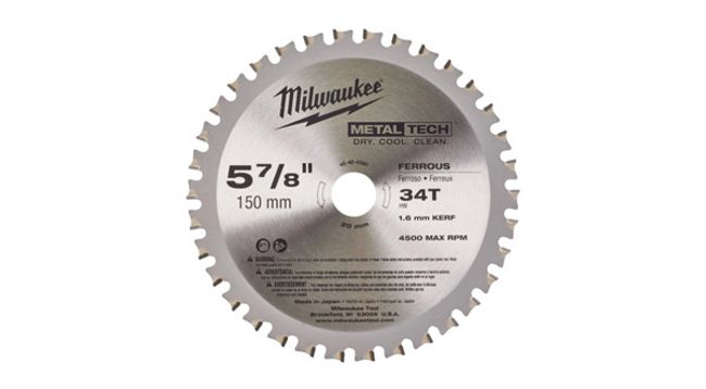 Lama circolare per metallo D.150 MILWAUKEE 