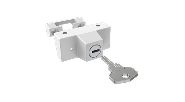 CHIUSURA A CHIAVE+CHIAVE 2W145 RAL9003 