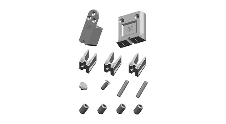 CF. ACCESSORI PER CARRELLI COMPACT HS H KG.400 RAL7035 