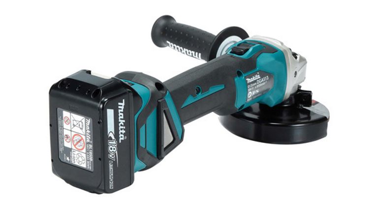 Smerigliatrice angolare mm.125 a batteria 18V Mod.DGA513RTJ  IN VALIGETTA