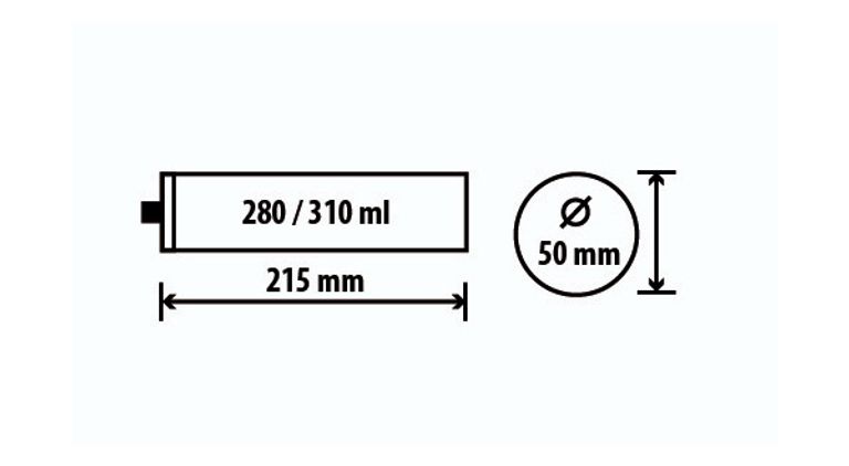 Pistola per sigilanti a stelo per cartucce ml.280/310 Mod.COX® 9030 