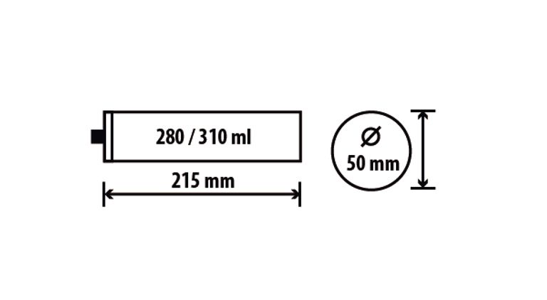 Pistola per sigilanti COLFERT per cartucce ml.280/310 