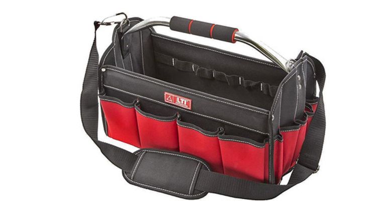 Borsa portautensili aperta ripiegabile LTI con 19 tasche 