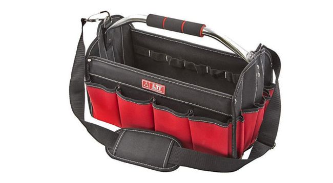 Borsa portautensili aperta ripiegabile LTI con 19 tasche 