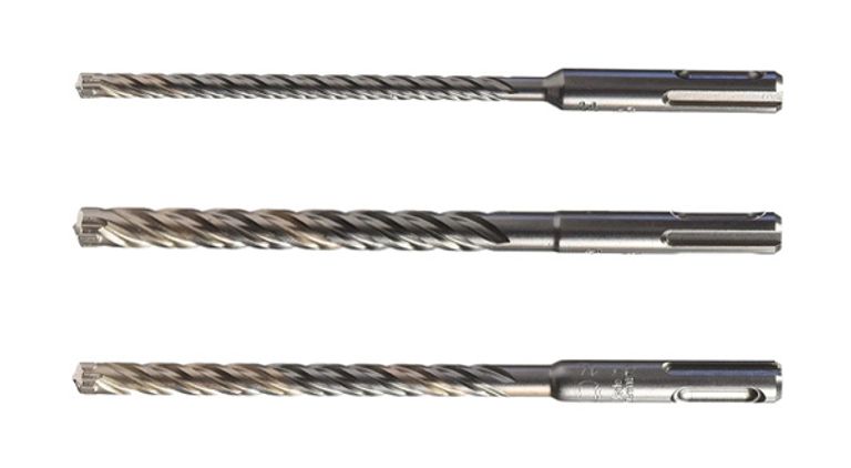 Set 3 punte per calcestruzzo SDS-PLUS 4 taglienti Mod.NEMESIS II 
