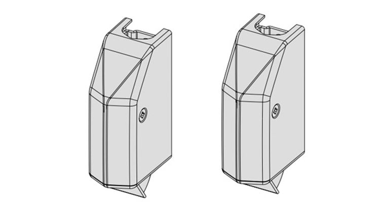 Kit scrocchi autobloccanti alto/basso ALPHA Mod.07A63.61 