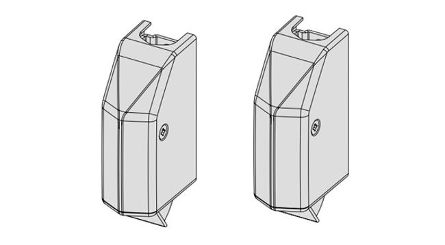 Kit scrocchi autobloccanti alto/basso ALPHA Mod.07A63.61 
