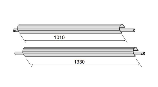 Kit aste per antipanico ALPHA Mod.07A63.0A 