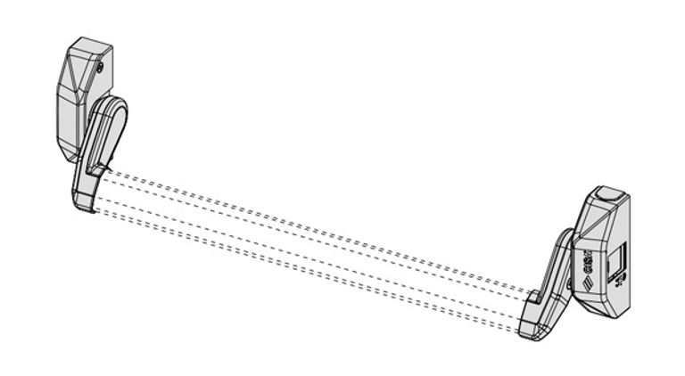 Antipanico triplice senza barra ALPHA Mod.5M011 