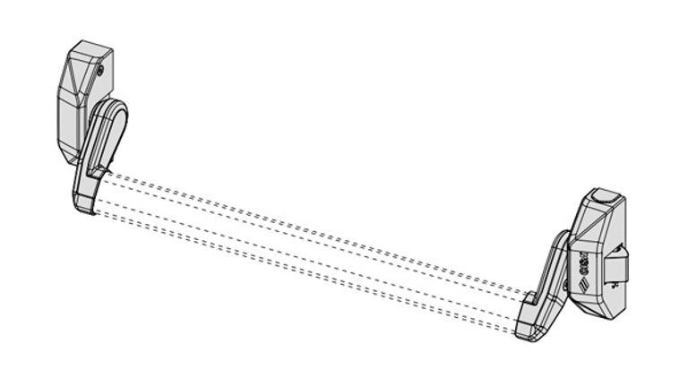 Antipanico centrale senza barra ALPHA Mod.5M001 