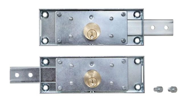 Coppia serrature applicare laterali VIRO per serrande e basculanti Mod.8230 